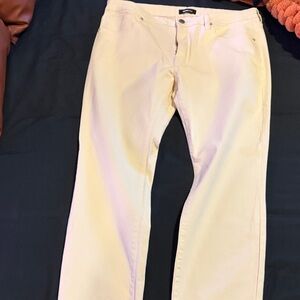 Fashion Nova Men's Slim Jeans in Cream